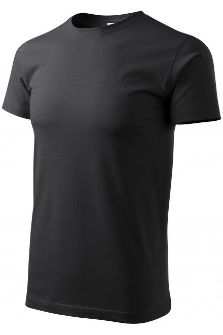 T-Shirt mit höherem Gewicht Unisex, Ebenholz Grau, T-Shirts mit kurzen Ärmeln