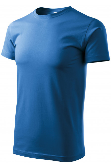 T-Shirt mit höherem Gewicht Unisex, hellblau, einfarbige T-Shirts
