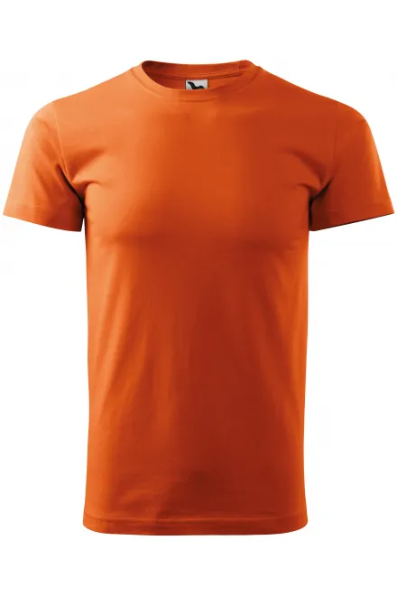 T-Shirt mit höherem Gewicht Unisex - orange, XS