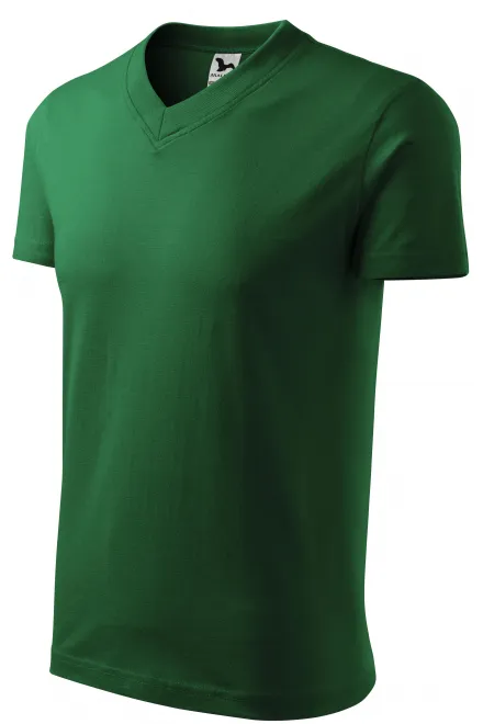 T-Shirt mit kurzen Ärmeln, mittleres Gewicht, Flaschengrün