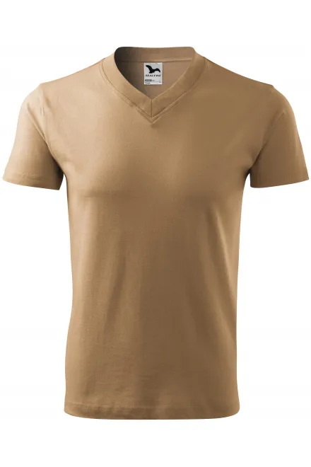 T-Shirt mit kurzen Ärmeln, mittleres Gewicht - sandig, 3XL