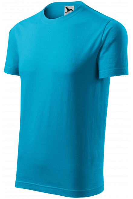 T-Shirt mit kurzen Ärmeln, türkis, blaue T-Shirts
