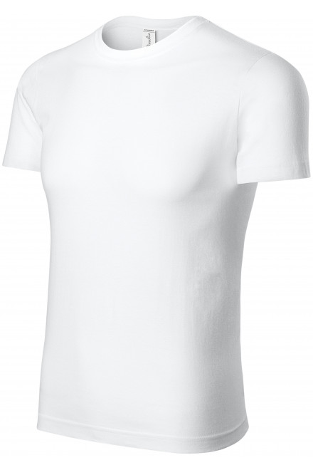 T-Shirt mit kurzen Ärmeln, weiß, einfarbige T-Shirts