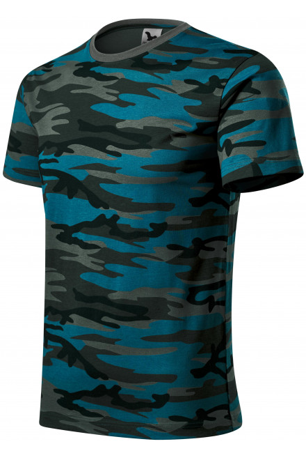 Tarnungs-T-Shirt, tarnblau