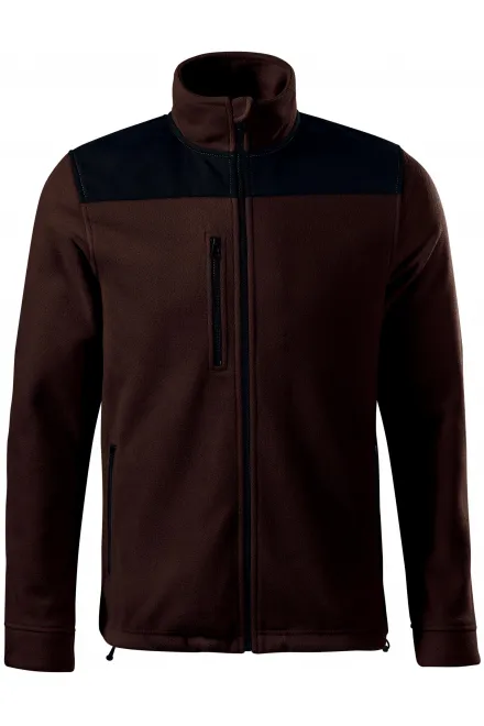 Wärme Unisex-Fleecejacke - Kaffee, M