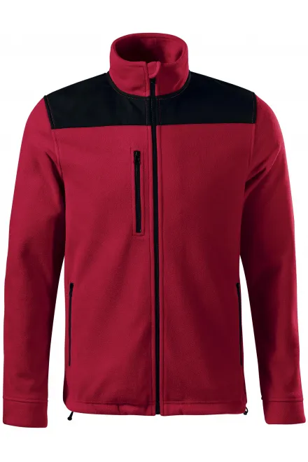 Wärme Unisex-Fleecejacke - marlboro rot, M