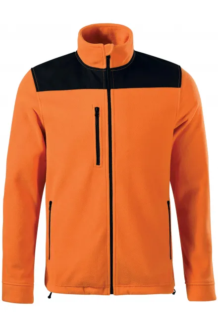 Wärme Unisex-Fleecejacke - orange, M